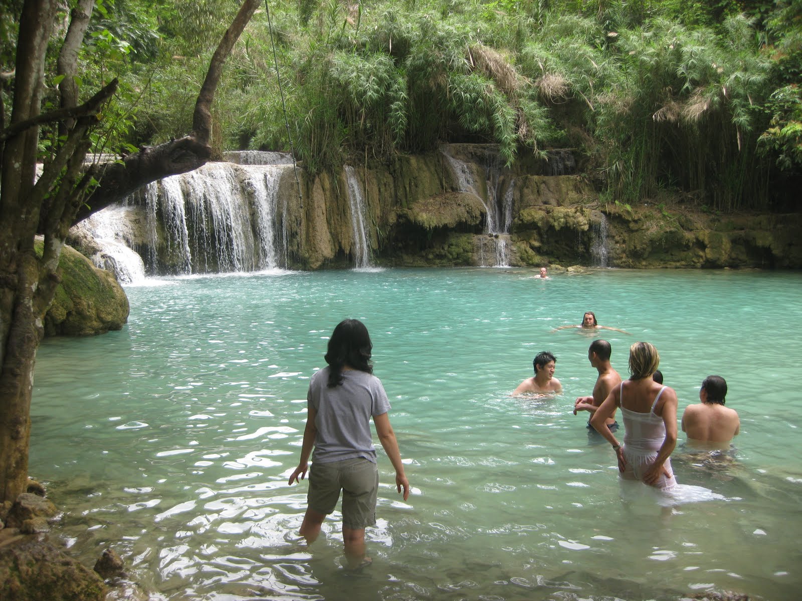 waterfall in Laos